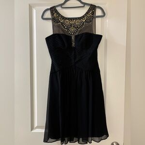 BCBG Silk Beaded Dress